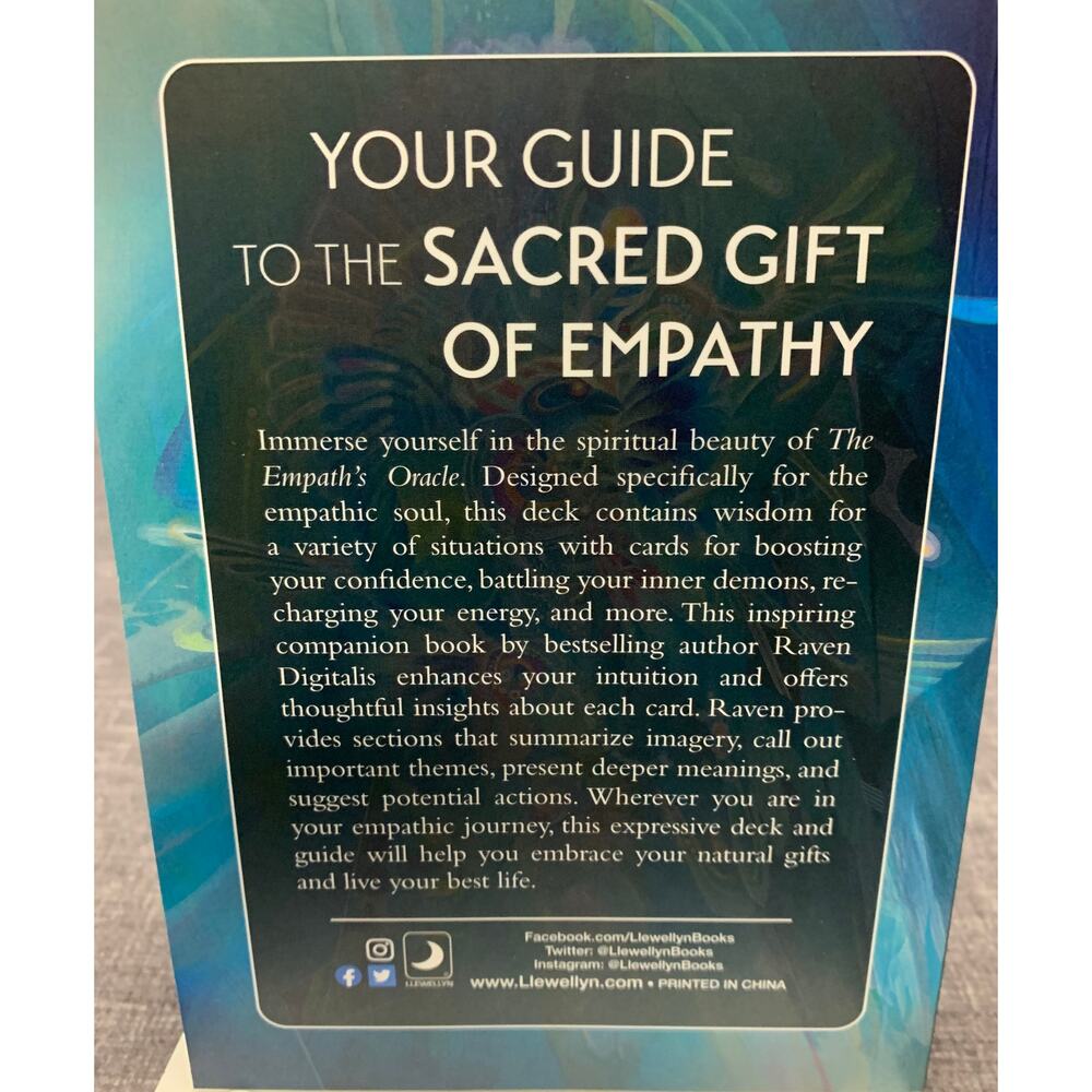 The Empath's Oracle - 40 Cards, Gently-Used with 224 Page Full Color Guidebook - Picture 6 of 12